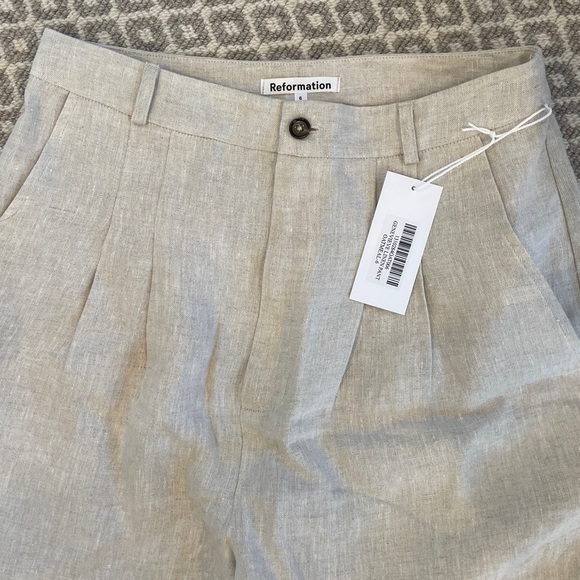 Genevieve Linen Pant- Reformation! NWT - Picture 6 of 7